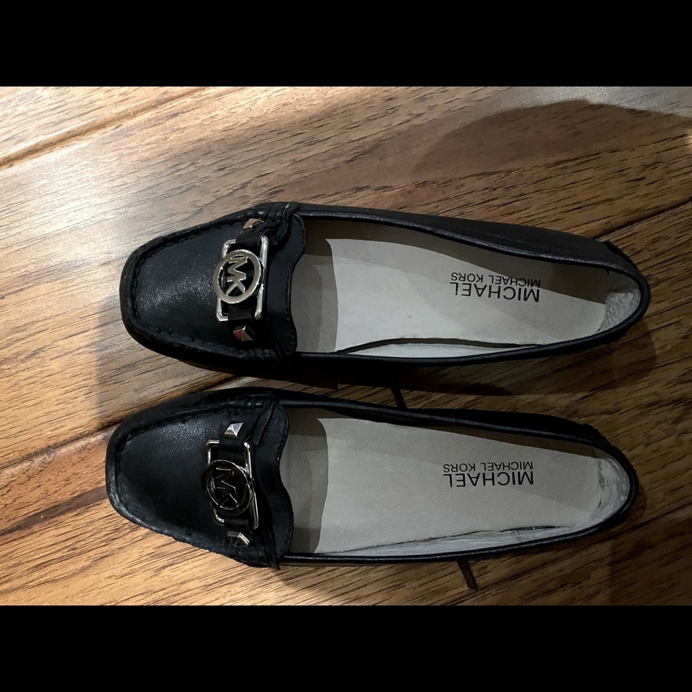 KORS Michael Kors Black Loafers